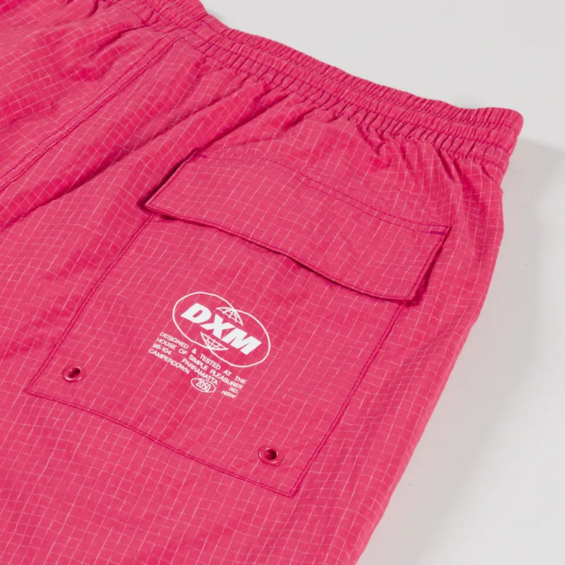 Deus Ex Machina Service Mesh Swim Shorts Melon Red-5