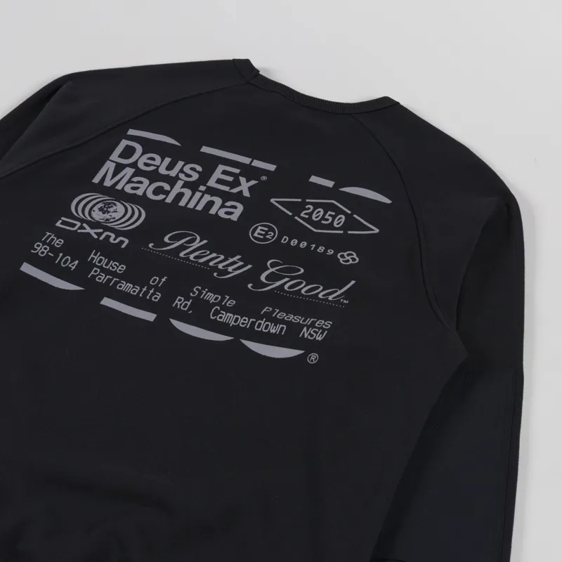 Deus Ex Machina Plenty Good Crew Black-2