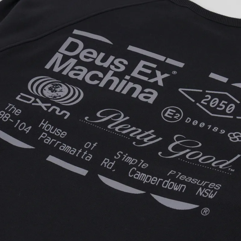 Deus Ex Machina Plenty Good Crew Black-4