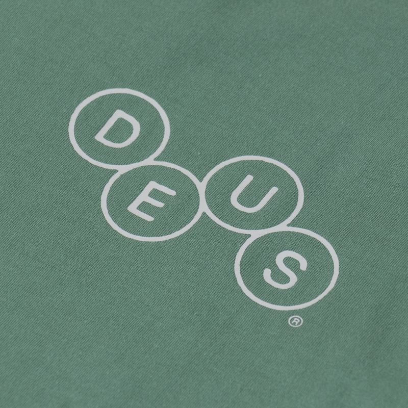 Deus Ex Machina Mechanism T Shirt Loden Frost Green-5