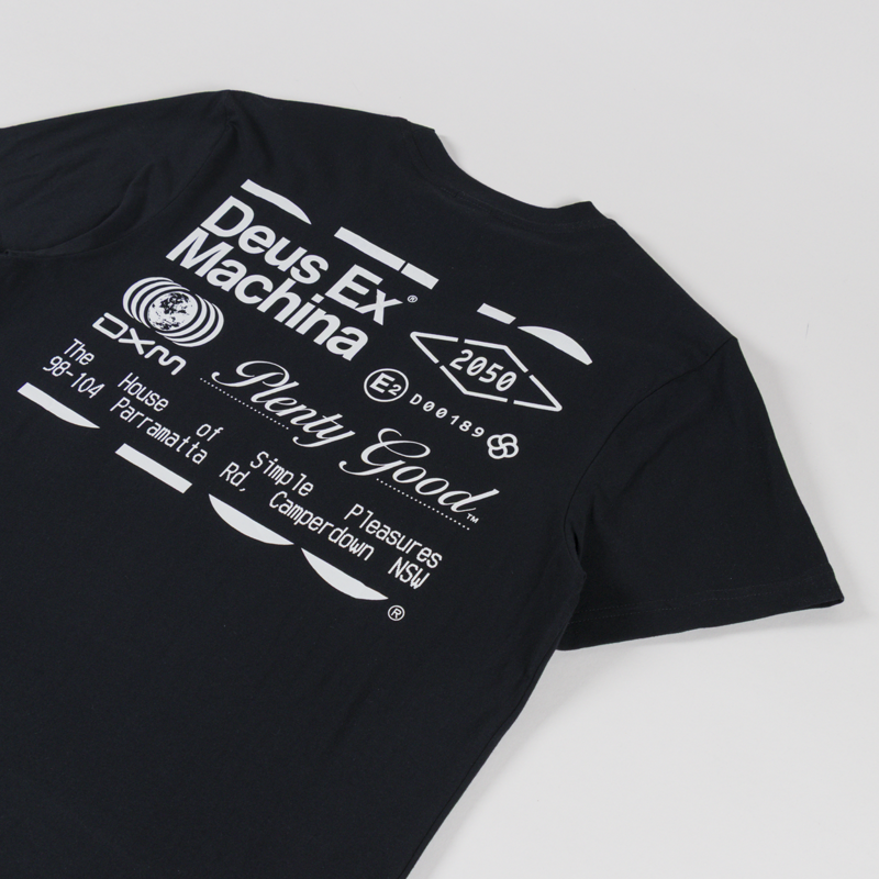 Deus Ex Machina Plenty Good T Shirt Black-2