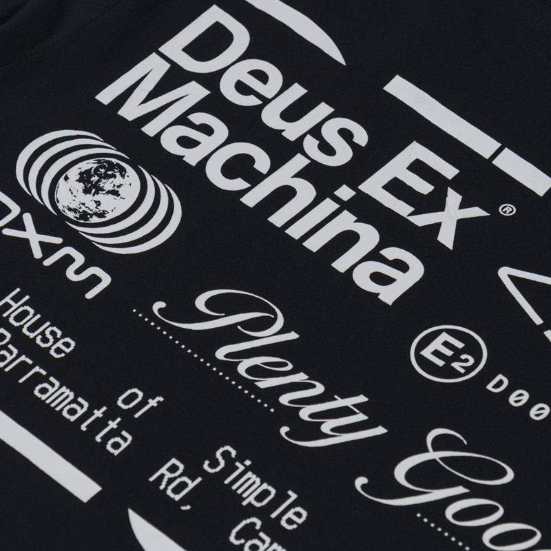 Deus Ex Machina Plenty Good T Shirt Black-4