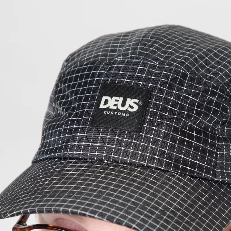 Deus Ex Machina Tower 5 Panel Cap Black-3