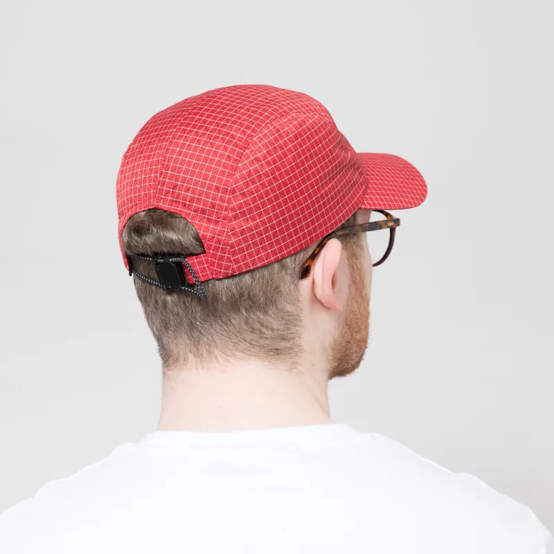 Deus Ex Machina Tower 5 Panel Cap Red-2