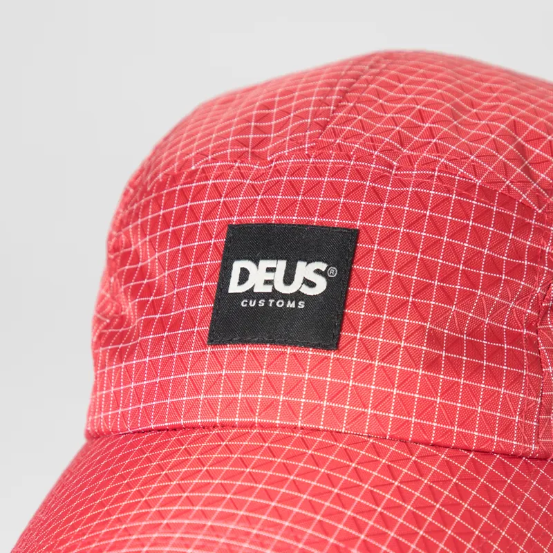 Deus Ex Machina Tower 5 Panel Cap Red-3