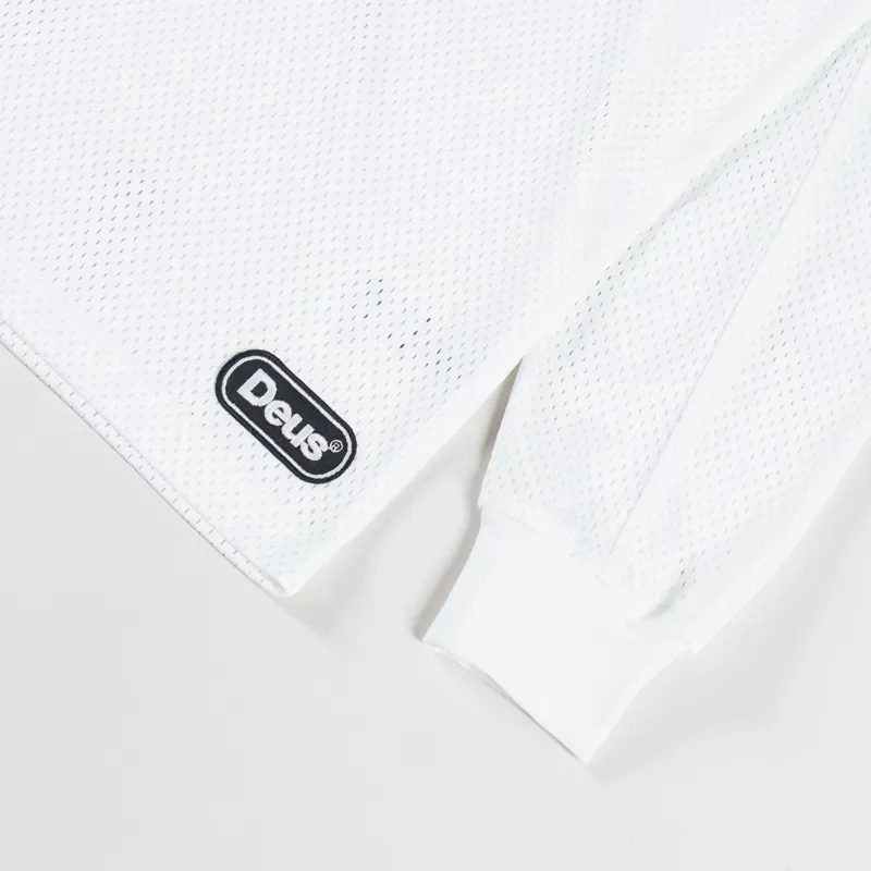 Deus Ex Machina Saber Moto Jersey Vintage White-7