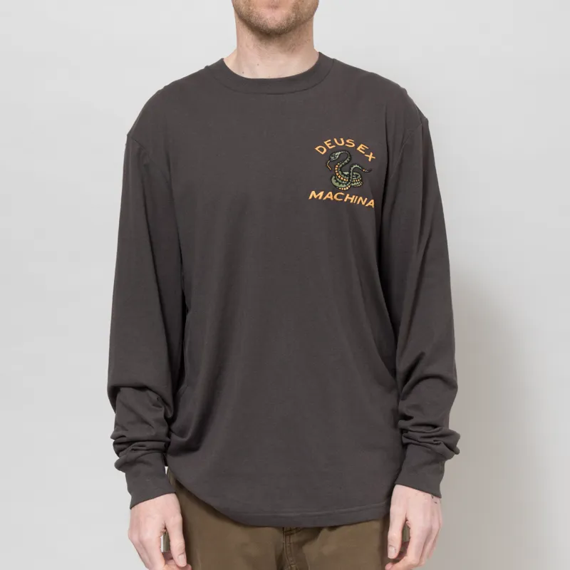 Deus Ex Machina Danger Noodle Long Sleeve T Shirt Anthracite