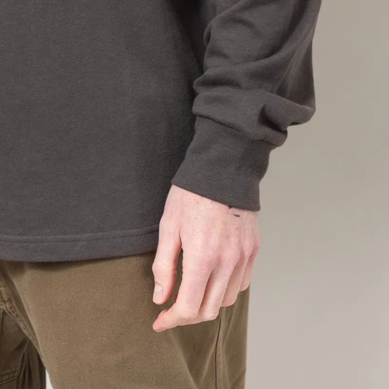 Deus Ex Machina Danger Noodle Long Sleeve T Shirt Anthracite-7