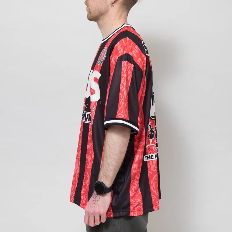 Deus Ex Machina Nouveau Moto T Shirt Fiery Red-2