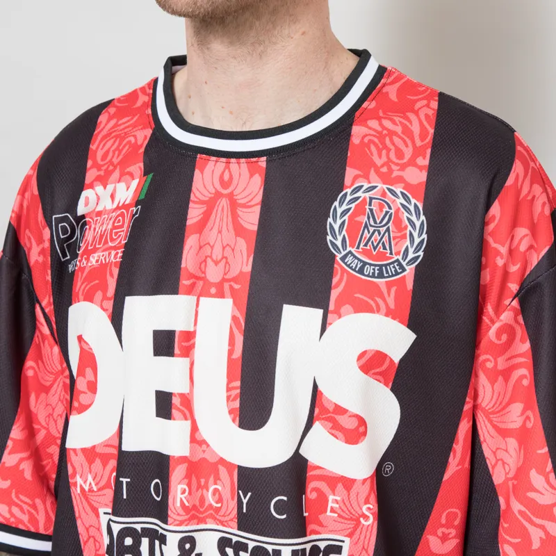 Deus Ex Machina Nouveau Moto T Shirt Fiery Red-5