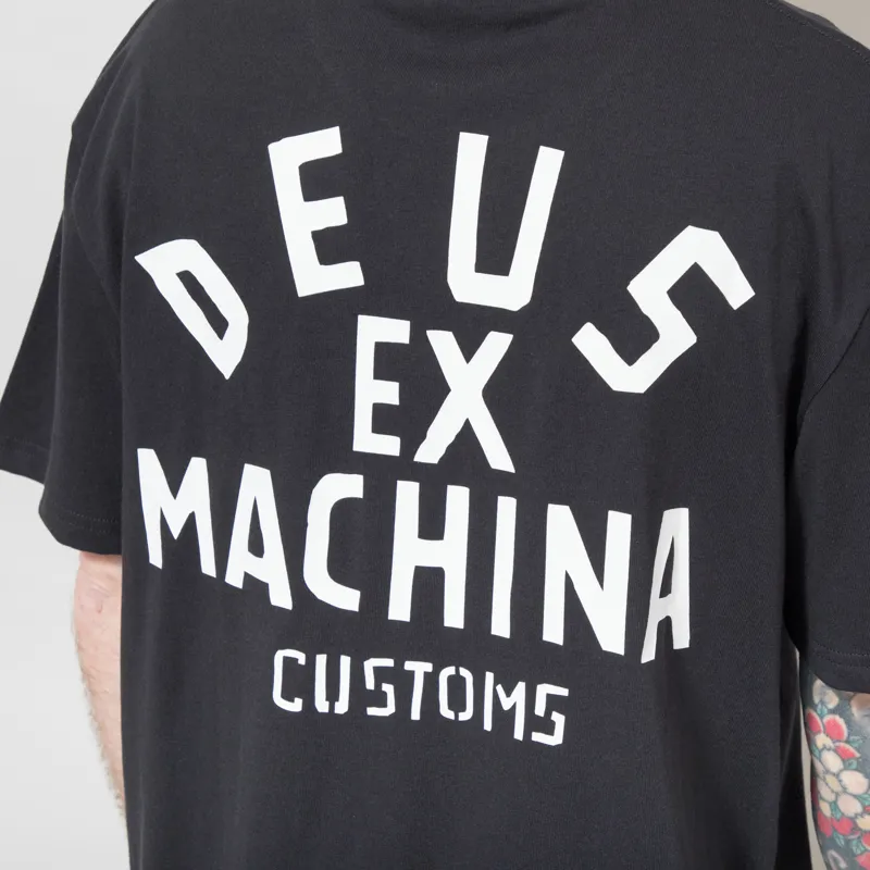 Deus Ex Machina Pisstin T Shirt Black-5
