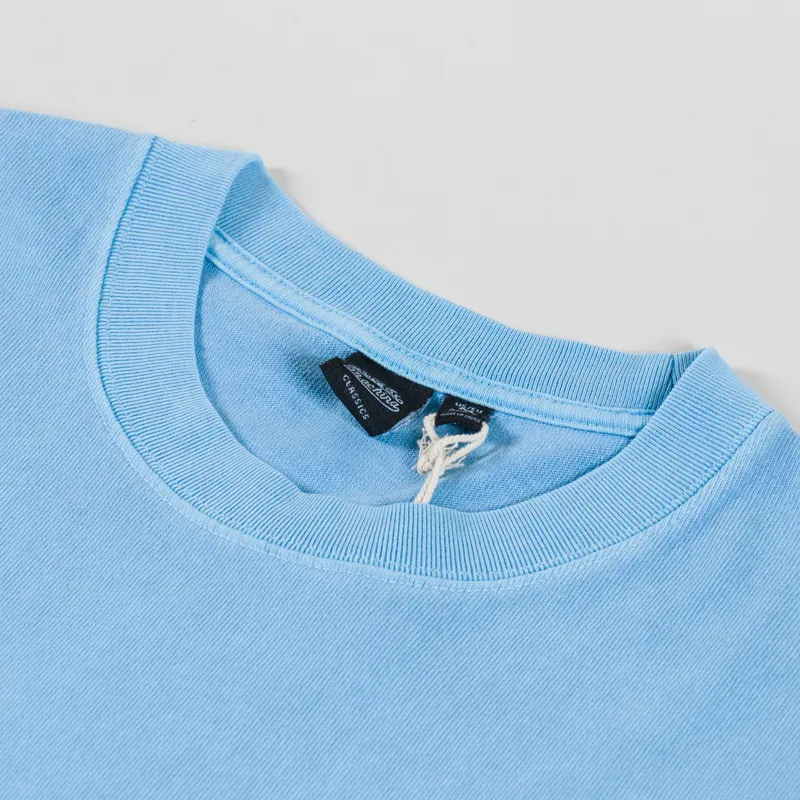 Deus Ex Machina Shield Garment Dyed T Shirt Blue-2