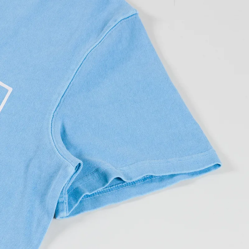 Deus Ex Machina Shield Garment Dyed T Shirt Blue-4