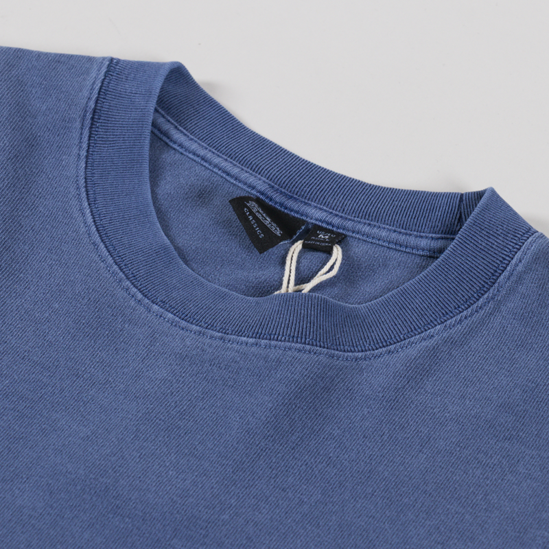 Deus Ex Machina Shield Garment Dyed T Shirt Mechanic Blue-2