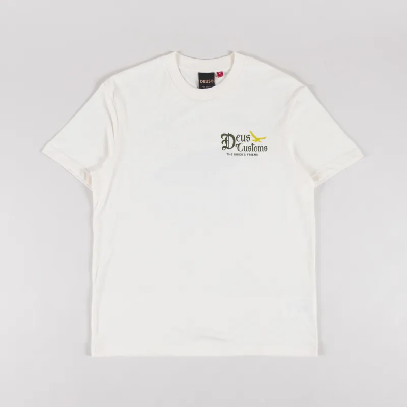 Deus Ex Machina Beep Beep T Shirt Dirty White-1