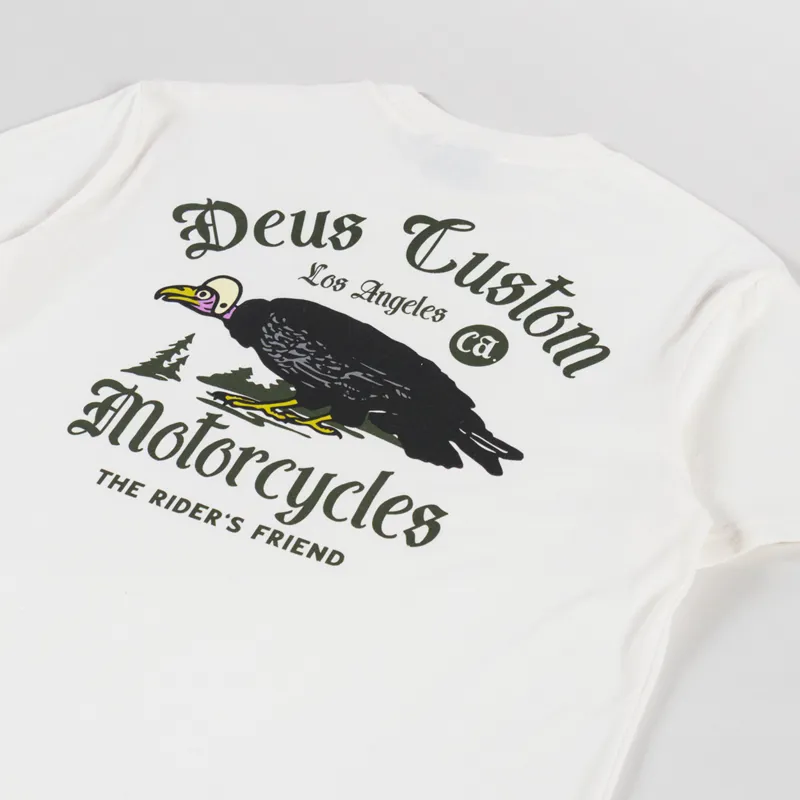Deus Ex Machina Beep Beep T Shirt Dirty White-2