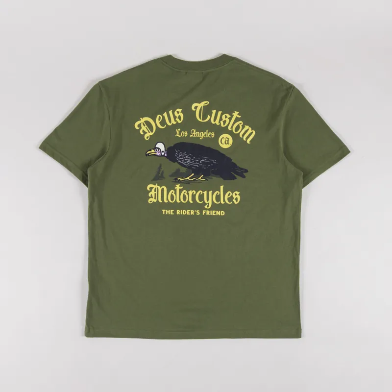 Deus Ex Machina Beep Beep T Shirt Pine Green