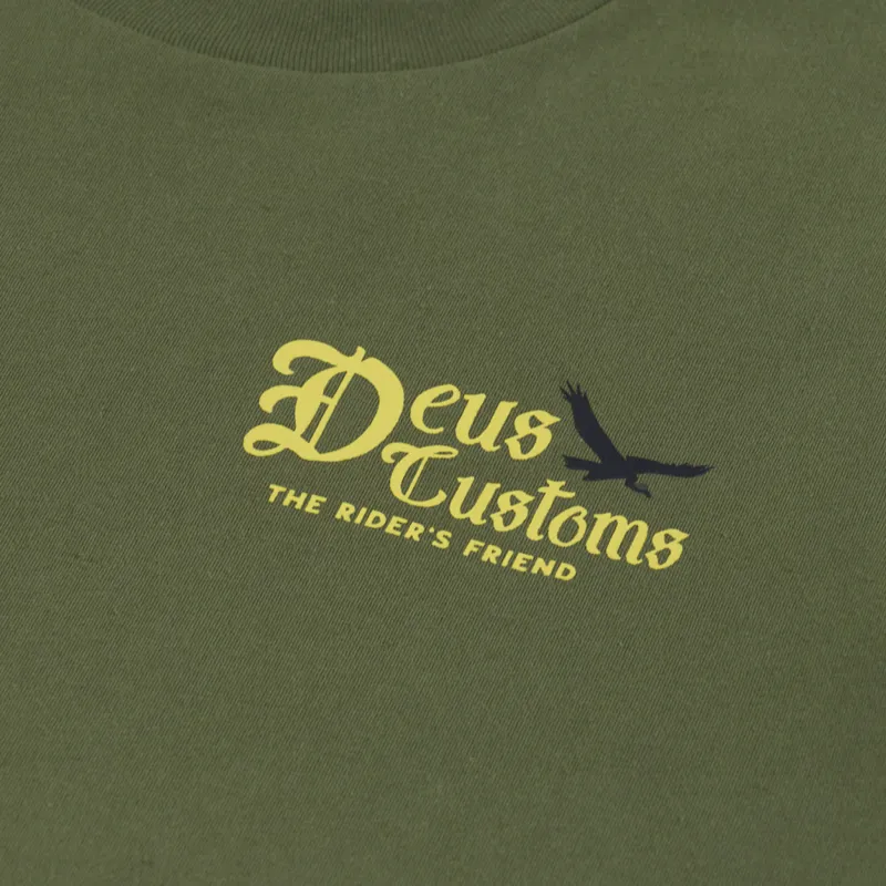 Deus Ex Machina Beep Beep T Shirt Pine Green-5