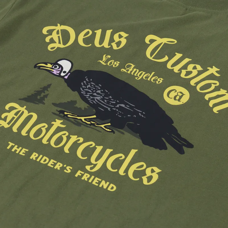 Deus Ex Machina Beep Beep T Shirt Pine Green-4