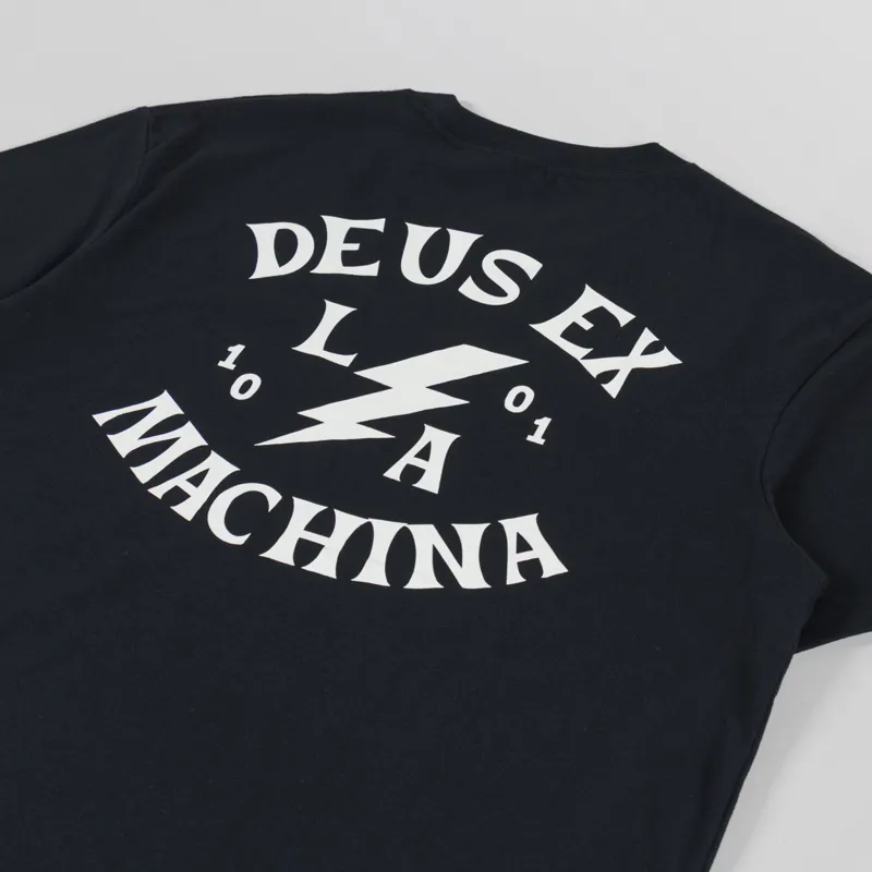 Deus Ex Machina Chinook T Shirt Black-2