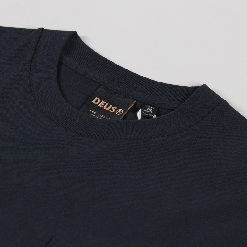 Deus Ex Machina Parts and Service Pocket T Shirt Black-2