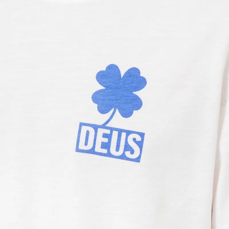 Deus Ex Machina Quad T Shirt Vintage White-8