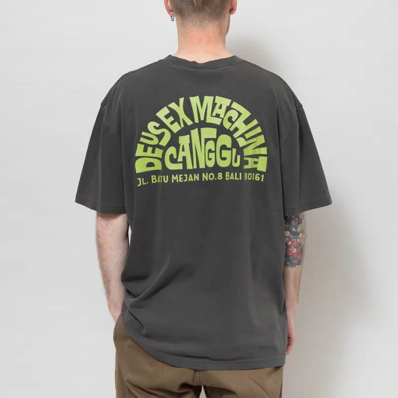 Deus Ex Machina Canggu Address T Shirt Anthracite