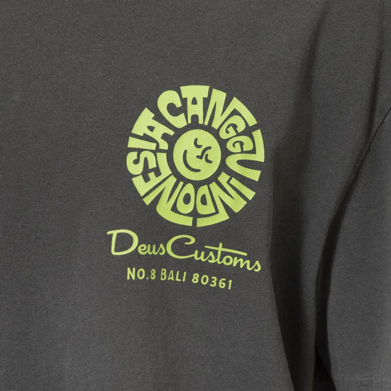 Deus Ex Machina Canggu Address T Shirt Anthracite-7