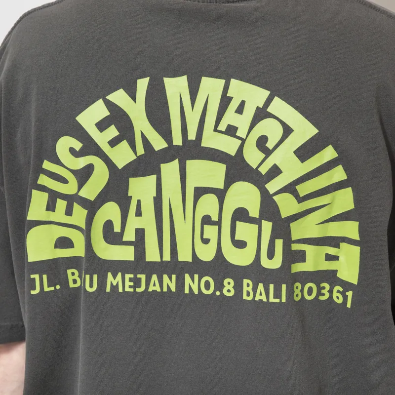 Deus Ex Machina Canggu Address T Shirt Anthracite-6