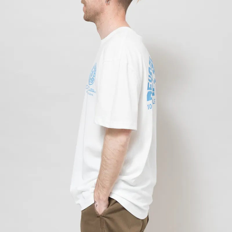 Deus Ex Machina Los Angeles Address T Shirt Vintage White-1