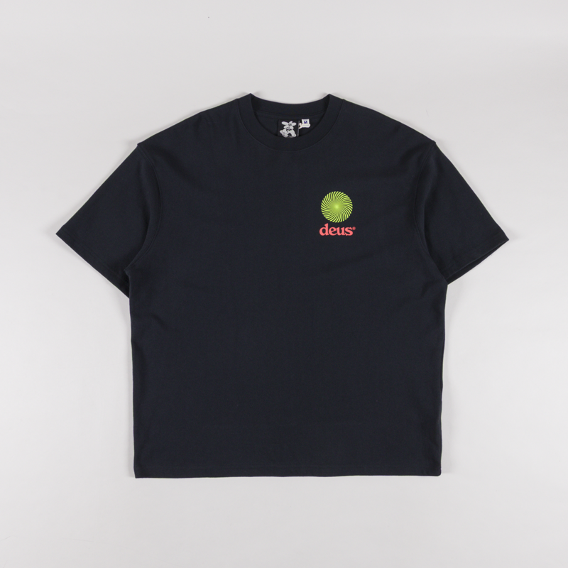 Deus Ex Machina Strata T Shirt Black-1