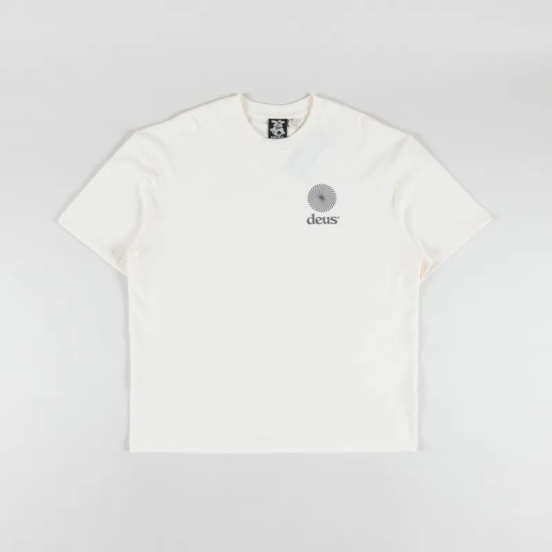 Deus Ex Machina Strata T Shirt Dirty White-1