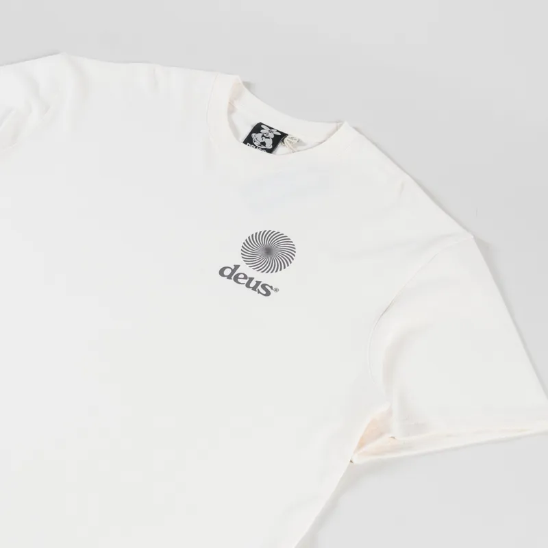 Deus Ex Machina Strata T Shirt Dirty White-3