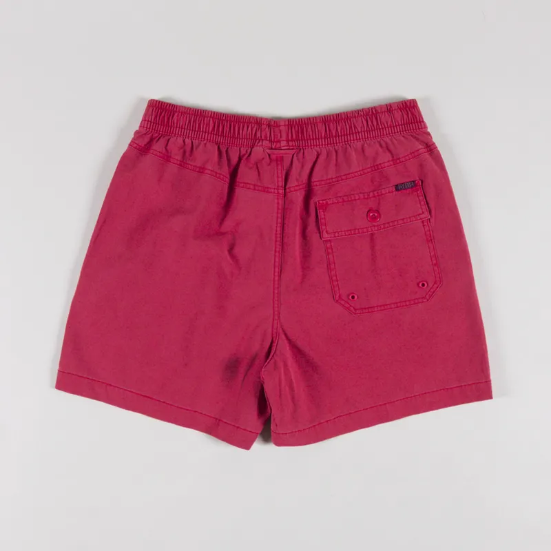 Deus Ex Machina Sandbar Garment Dyed Shorts Melon Red-1