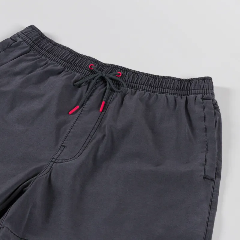 Deus Ex Machina Sandbar Garment Dyed Mesh Shorts Anthracite-2