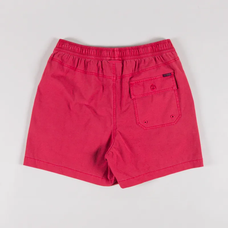 Deus Ex Machina Sandbar Garment Dyed Mesh Shorts Melon Red-2