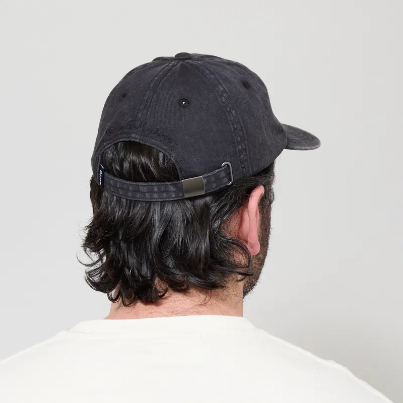 Deus Ex Machina Shield Garment Dyed Dad Cap Black-2