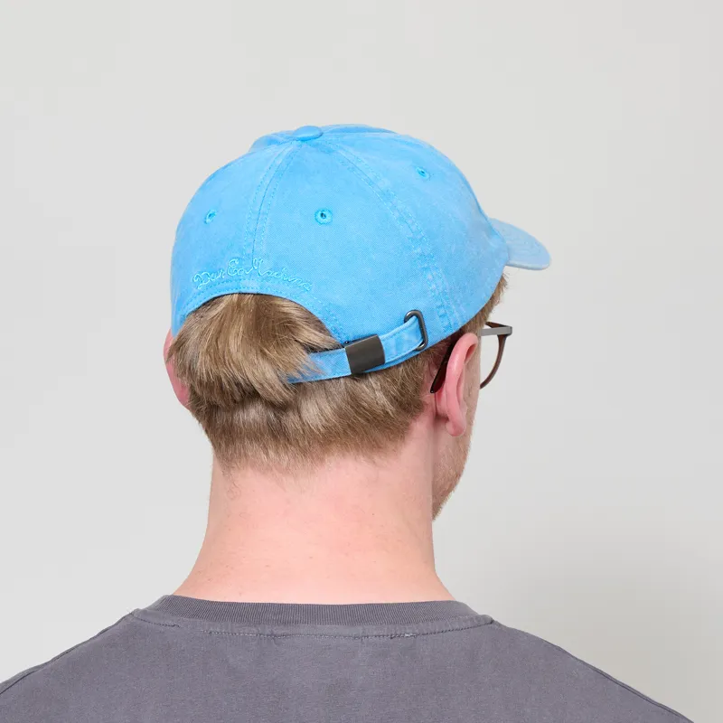 Deus Ex Machina Shield Garment Dyed Dad Cap Blue-2