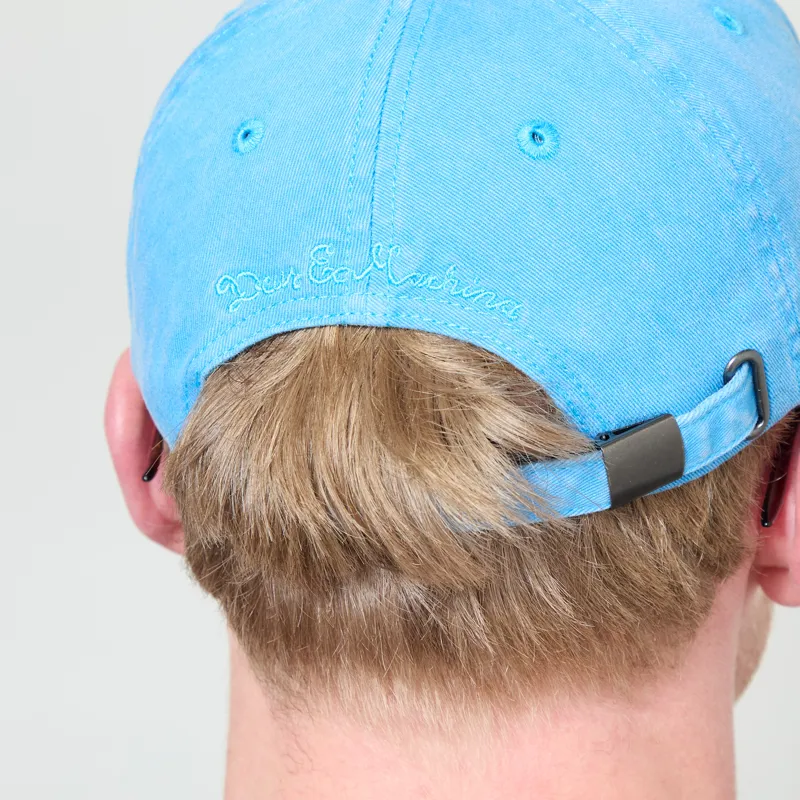 Deus Ex Machina Shield Garment Dyed Dad Cap Blue-4