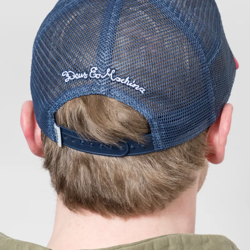 Deus Ex Machina Pill Trucker Red Navy-4