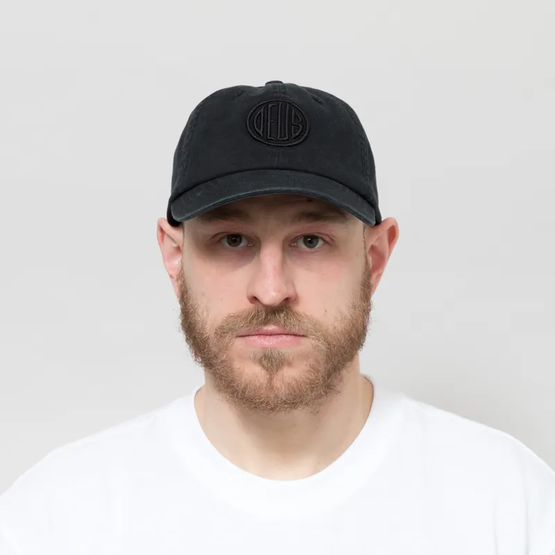 Deus Ex Machina Pill Logo Dad Cap Black-1