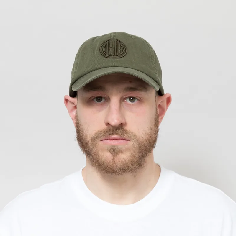 Deus Ex Machina Pill Logo Dad Cap Pine-1