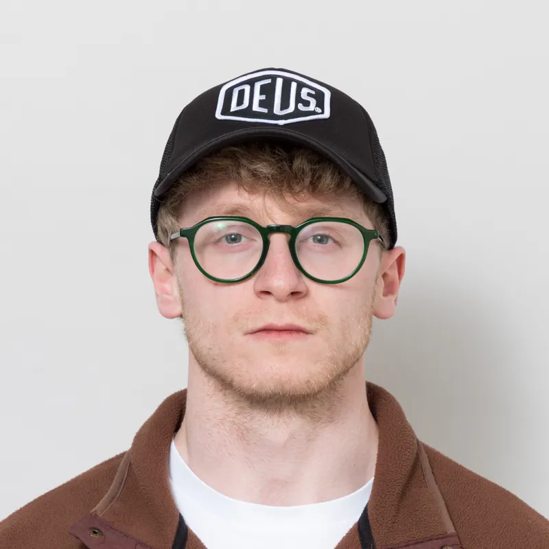 Deus Ex Machina Baylands Trucker Black White-1