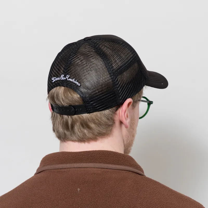 Deus Ex Machina Baylands Trucker Black White-2