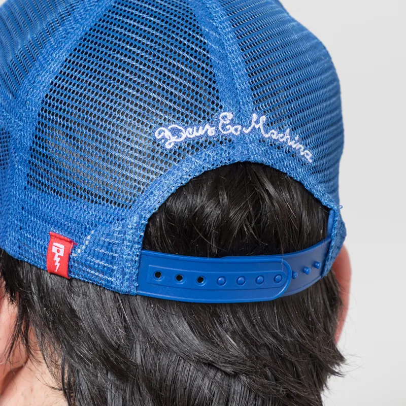Deus Ex Machina Baylands Trucker Blue Red-4