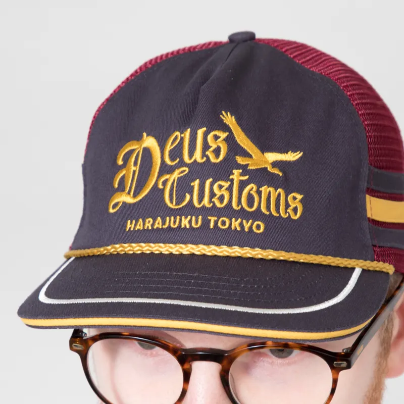 Deus Ex Machina Beep Beep Trucker Dark Navy-3