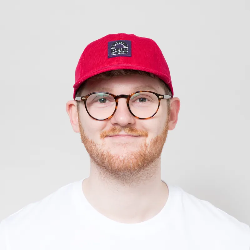 Deus Ex Machina Melodies Cord Cap Melon Red-1