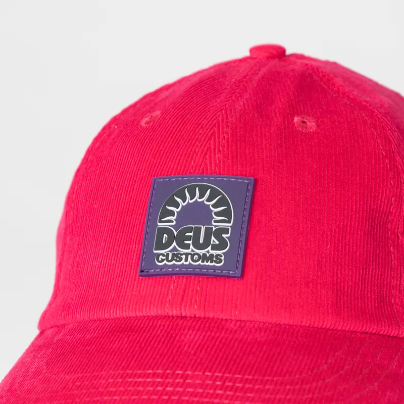 Deus Ex Machina Melodies Cord Cap Melon Red-3