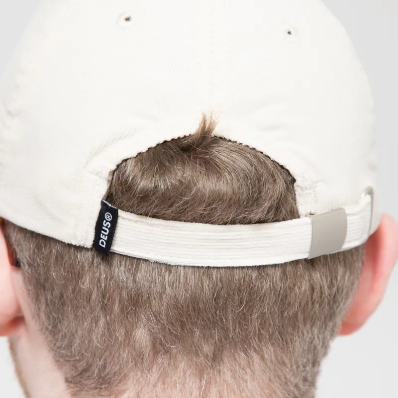 Deus Ex Machina Melodies Cord Cap Vintage White-4