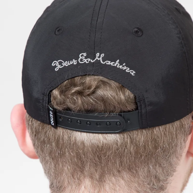 Deus Ex Machina Shield Nylon Cap Black-4